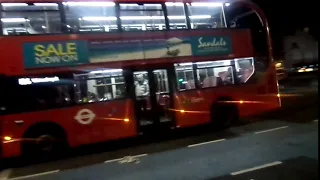 Enviro 400H City Arriva London HA13 LK65BYO on a Route 106 Coming Across Through at Whitechapel A11