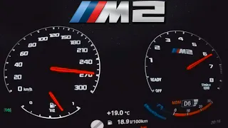 0-270 km/h | BMW M2 Competition | TOP SPEED and Acceleration TEST✔