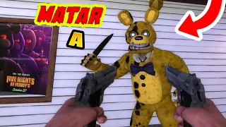 10 MANERAS DE MATAR A SPRINGBONNIE de la película de FNAF