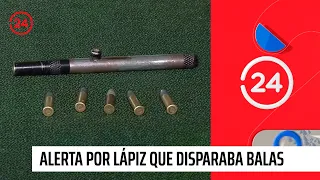 Antofagasta: Alerta por lápiz que disparaba balas decomisado a delincuente | 24 Horas TVN Chile