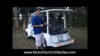 Come See the Used 6 Passenger Electric Low Speed Vehicle From Moto Electric Vehicles