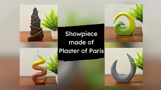 Handcrafted showpieces using Plaster of Paris | #plasterofparis #handmade #handcrafted #diycrafts