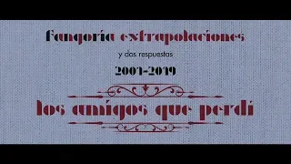 Fangoria - Los amigos que perdí (Lyric Video)