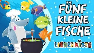 Fünf kleine Fische - Kinderlieder zum Mitsingen | Liederkiste