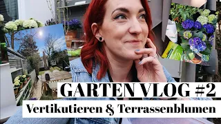 Garten Vlog #2: Blumen auf der Terrasse & Rasen vertikutieren - Tipps & Tricks | Sabrina Sterntal