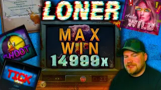 🚨 EPIC MAX WIN!! 🚨 LONER!! NEW Nolimit City Slot! - A Look At All Features And Base Game!!