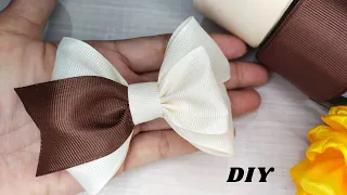 Cara Membuat Simpul Pita Cantik dan Mudah | DIY Ribbon Bow | Easy Ribbon Craft
