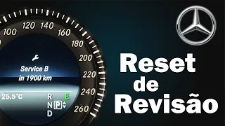 Reset de revisão, modo dinamômetro e menu de serviço da Mercedes-Benz E250 W212 2014