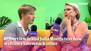 Robert Irwin and Julia Morris test how well they know each other | Yahoo Australia