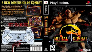 Mortal Kombat 4 - PLAYSTATION - Moves, Fatalities, Codes and Endings