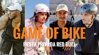 GAME OF BIKE en fiesta PRIVADA de RED BULL 😱 - Courage VS Liam VS Fran VS Jaime