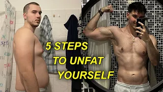 5 crucial steps to go from FAT to JACKED.