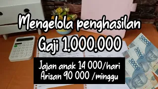 Mengelola gaji 1 juta sebulan