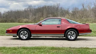 1988 Pontiac Firebird driving video