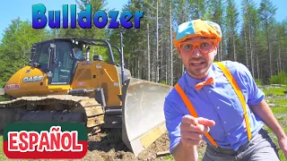 Blippi y la excavadora | Camiones de construcción educativos para niños