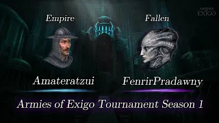 Amateratzui vs FenrirPradawny - Armies of Exigo Tournament Season 1