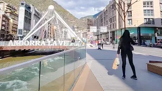 Walk ANDORRA 2024 | The best country in the world for relaxation | Walking tour of Andorra la Vella