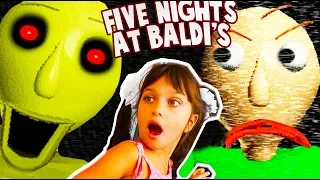 5 НОЧЕЙ с БАЛДИ Кто закрыл Валери в школе? GRANNY в Реальной ЖИЗНИ Five Nights at Baldi's Валеришка