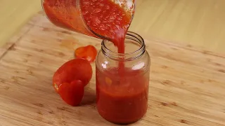 Ya no compraré salsa de tomate, ¡ahora la hago así!