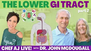 Brand NEW Lecture: The Lower GI Tract (part 2) | Chef AJ LIVE! with Dr. John McDougall