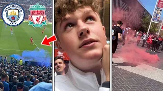 THE MOMENT LIVERPOOL SMASH MAN CITY TO GO THROUGH TO THE FA CUP FINAL *VLOG* LIMBS, PYROS and UPSET!