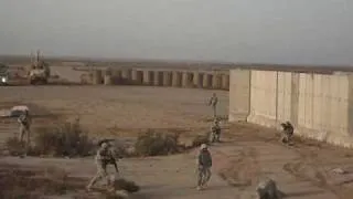 SFC Hullum tackling an Iraqi