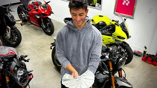 Paying CASH For My New Exotic Motorcycle!