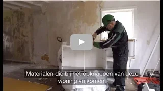 Proces circulaire demontage van een sociale huurwoning ♻️