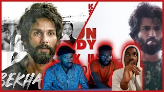 Telisiney Na Nuvvey x Bekhayali | Kabir Singh x Arjun Reddy | Shahid K x Vijay D | 2 in 1 Reaction