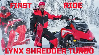 LYNX SHREDDER TURBO FIRST RIDE