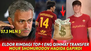 ELDOR RIM TARIXIDAGI ENG QIMMAT TRANSFERGA KO'TARILDI / MOUR SHOMURODOV HAQIDA GAPIRDI