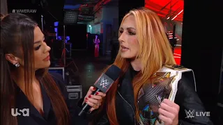 Becky Lynch Backstage: Raw October 23 2023