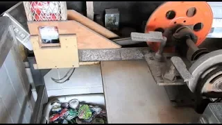 Homemade Can Crusher Runs Again