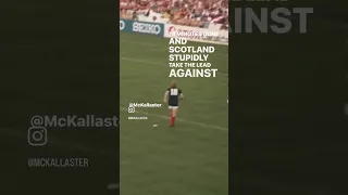 Scottish Commentary on David Narey’s Toe Poke. Scotland v Brazil 1982. McKallaster