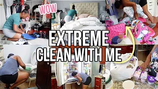 EXTREME WHOLE HOUSE GET IT ALL DONE CLEAN WITH ME! BUSY MOM REAL LIFE CLEANING MOTIVATION Nia Nicole