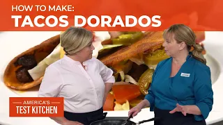 How to Make Crispy Tacos Dorados From Scratch