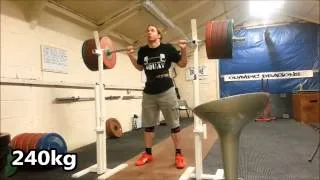 270kg Squat @ 90.0kg BW - 3x bodyweight...