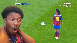 NBA Fan Reacts To Ronaldinho: 14 Ridiculous Tricks That No One Expected!