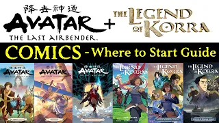 Avatar The Last Airbender and Legend of Korra - Comics - Where to Start Guide (2024)