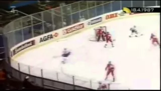 1987 IIHF, Czechoslovakia-Canada, 18-April 1987, Vienna