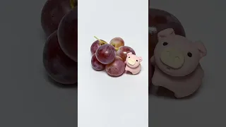 पिग्गी🐷 ने खाया अंगूर🍇 #shorts #viral #entertainment #ytshorts