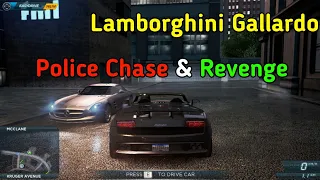 Lamborghini Gallardo Police Chase &  Revenge Gameplay l NFS MW