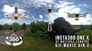 DJi Mavic Air 2 with Insta 360 One X in multiple Positions (360)