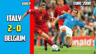 Italy vs Belgium 2 - 0 Highlight And All Goals Group Stage Euro 2000 HD