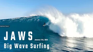 JAWS/Pe’ahi XXL Big Wave Surfing Maui, Hawai’i 01/11/2023 - Tow, Paddle, Barrels, & Wipeouts