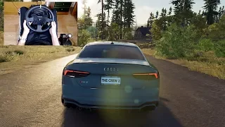 The Crew 2 - 2019 AUDI ABT RS5 COUPE - Test Drive with THRUSTMASTER TX + TH8A - 1080p60FPS