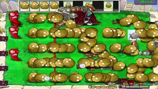 Mini Game-Wall nut Bowling(Hard) -Many wall nut attack Zombie | Plant and Zombie