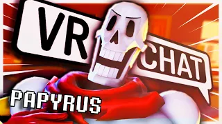 PAPYRUS AND SANS EXPLORE VRCHAT! | Funny VRChat Moments! (Undertale)