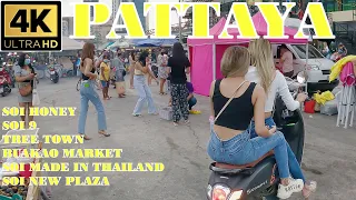 Pattaya 4 Km Route in 16 Minutes  Pattaya Second Road-Soi Honey-Soi 9-Tree Town-Soi Made in Thailand