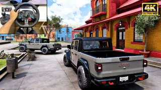 Jeep Gladiator Rubicon | OFFROAD CONVOY | Forza Horizon 5 | Logitech g29 gameplay